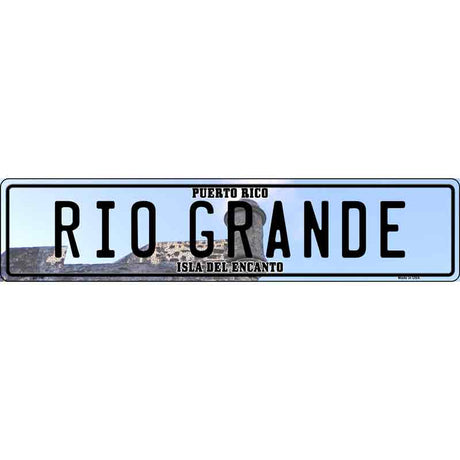 Rio Grande Puerto Rico Novelty Metal European License Plate