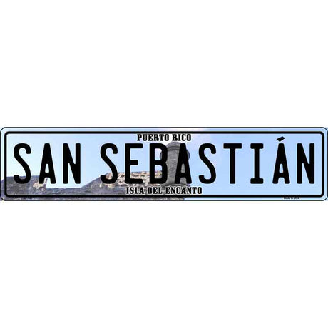 San Sebastian Puerto Rico Novelty Metal European License Plate