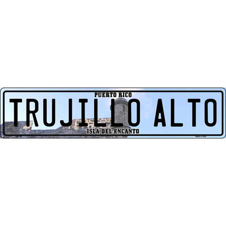 Trujillo Alto Puerto Rico Novelty Metal European License Plate