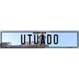 Utuado Puerto Rico Novelty Metal European License Plate