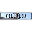 Villalba Puerto Rico Novelty Metal European License Plate