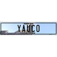 Yauco Puerto Rico Novelty Metal European License Plate