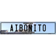 Aibonito Puerto Rico Novelty Metal European License Plate