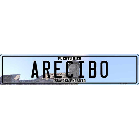 Arecibo Puerto Rico Novelty Metal European License Plate