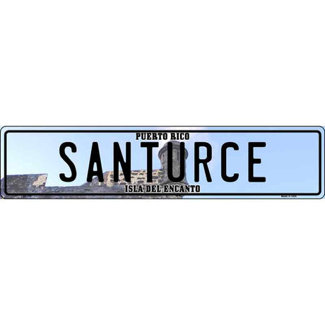 Santurce Puerto Rico Novelty Metal European License Plate