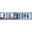 Rio Piedra Puerto Rico Novelty Metal European License Plate