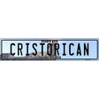 Cristorican Puerto Rico Novelty Metal European License Plate