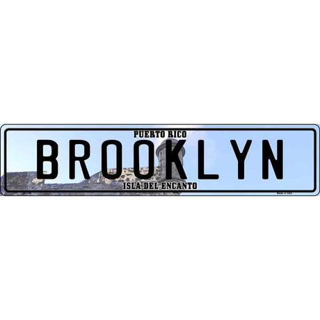 Brooklyn Puerto Rico Novelty Metal European License Plate