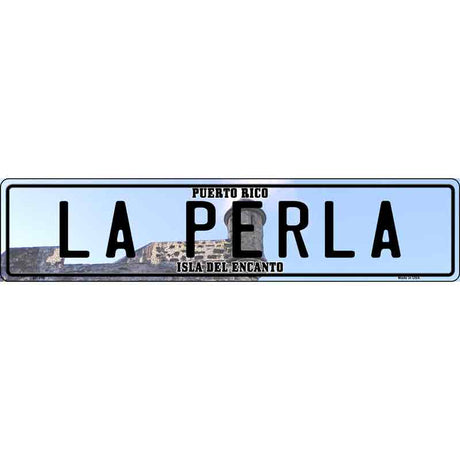 La Perla Puerto Rico Novelty Metal European License Plate