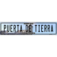 Puerta De Tierra Puerto Rico Novelty Metal European License Plate