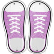 Pink Glitter Novelty Metal Shoe Outlines (Set of 2)