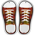 Autumn Plad Novelty Metal Shoe Outlines (Set of 2)