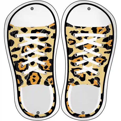 Cheetah Print Novelty Metal Shoe Outlines (Set of 2)