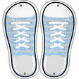 Baby Blue Waves Novelty Metal Shoe Outlines (Set of 2)