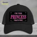 Princess Thats Why Novelty License Plate Hat Mesh / Black