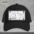 Route 66 Historic States Novelty License Plate Hat Mesh / Black