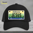 Jesus Alabama Novelty License Plate Hat Mesh / Black