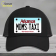 Moms Taxi Arkansas Novelty License Plate Hat Mesh / Black