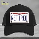 Retired Ohio Novelty License Plate Hat Mesh / Black