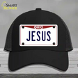 Jesus Ohio Novelty License Plate Hat Mesh / Black