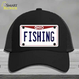 Fishing Ohio Novelty License Plate Hat Mesh / Black