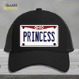 Princess Ohio Novelty License Plate Hat Mesh / Black