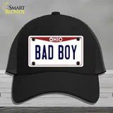 Bad Boy Ohio Novelty License Plate Hat Mesh / Black