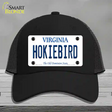 Hokiebird Virginia Novelty License Plate Hat Mesh / Black