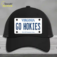 Go Hokies Virginia Novelty License Plate Hat Mesh / Black