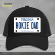 Hokie Dad Virginia Novelty License Plate Hat Mesh / Black