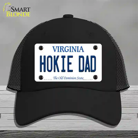 Hokie Dad Virginia Novelty License Plate Hat Mesh / Black