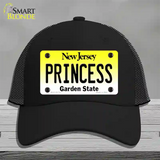 Princess New Jersey Novelty License Plate Hat Mesh / Black