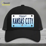 Kansas City Missouri Novelty License Plate Hat Mesh / Black