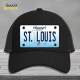 St Louis Missouri Novelty License Plate Hat Mesh / Black