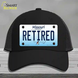 Retired Missouri Novelty License Plate Hat Mesh / Black