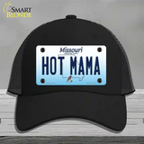 Hot Mama Missouri Novelty License Plate Hat Mesh / Black