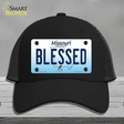 Blessed Missouri Novelty License Plate Hat Mesh / Black