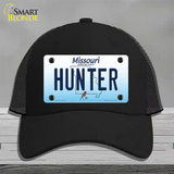 Hunter Missouri Novelty License Plate Hat Mesh / Black