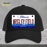 Wrigley Field Illinois Novelty License Plate Hat Mesh / Black