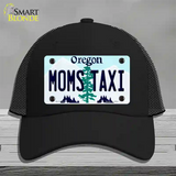 Moms Taxi Oregon Novelty License Plate Hat Mesh / Black