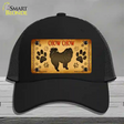 Chow Chow Novelty License Plate Hat Mesh / Black