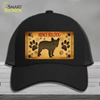 French Bulldog Novelty License Plate Hat Mesh / Black