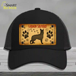 German Shepherd Novelty License Plate Hat Mesh / Black