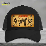 Greyhound Novelty License Plate Hat Mesh / Black