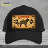 Golden Retriever Novelty License Plate Hat Mesh / Black