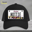 Hottie Maryland Novelty License Plate Hat Mesh / Black