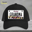 Grandma Maryland Novelty License Plate Hat Mesh / Black