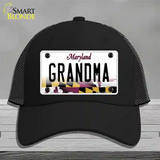 Grandma Maryland Novelty License Plate Hat Mesh / Black