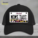 Moms Taxi Maryland Novelty License Plate Hat Mesh / Black