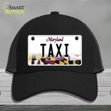 Taxi Maryland Novelty License Plate Hat Mesh / Black